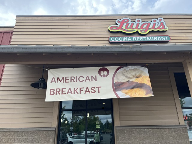 All American Breakfast Plate at Redmond Ridge Cafe