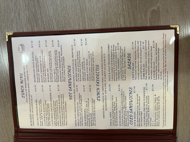 Redmond Ridge Cafe Menu Page 4